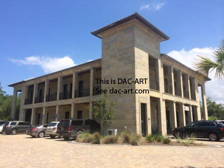 Seagrove Beach DAC-ART building built in durable concrete